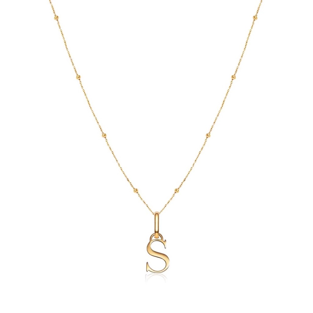 NEW "s" initial necklace